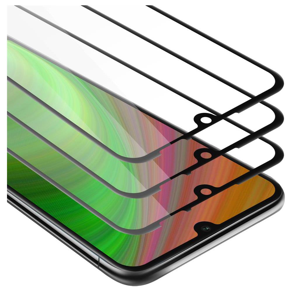 3x Pellicola Armatura A Schermo Intero Compatibile Con Honor 8a In Trasparente Con Nero - 3x Vetro Temperato (tempered) Di Protezione Del Display In Durezza 9h Con 3d Touch - Foto 1