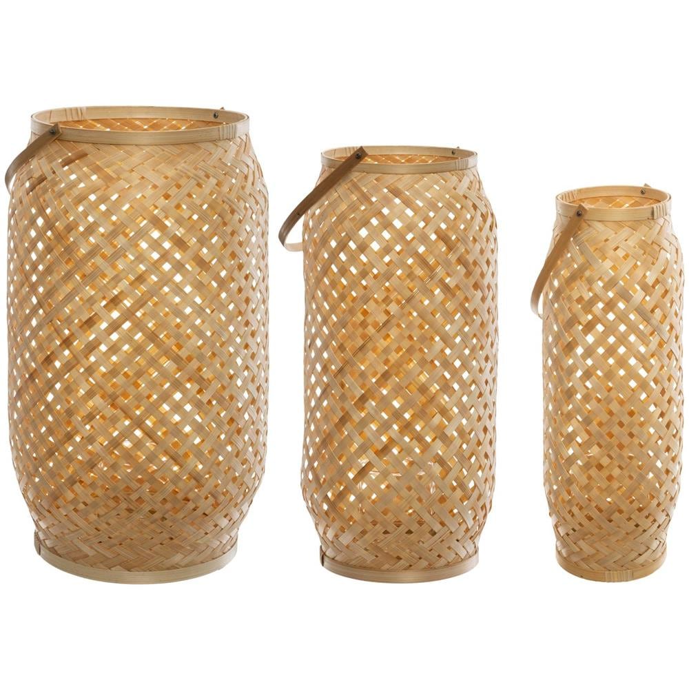 Lampioni In Bambù Rituality, 3 Pezzi - Foto 1