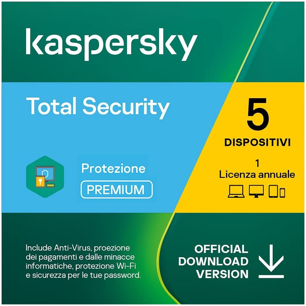 Total Security 2025 | 5 Dispositivi | 1 Anno | Pc / Mac / Android | Codice D'attivazione Via Email - Foto 1