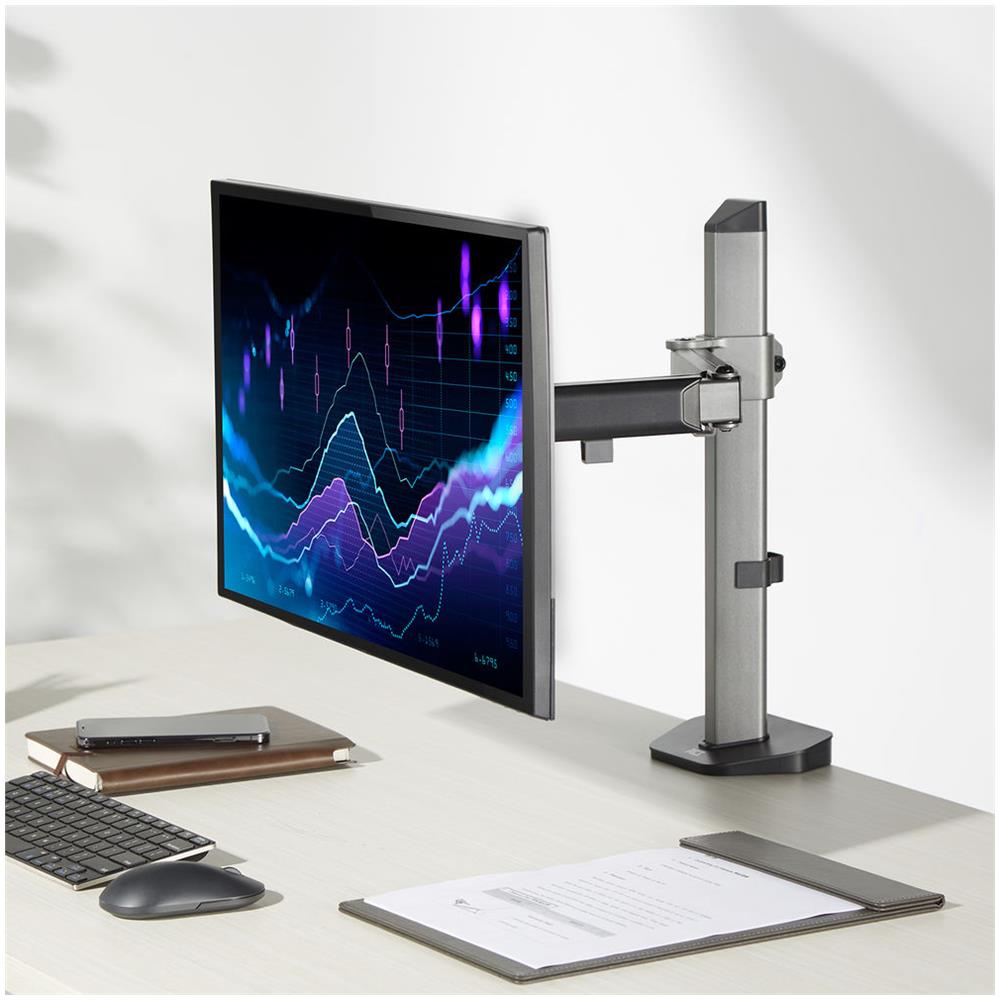 AC8335 supporto da tavolo per Tv a schermo piatto 81,3 cm (32") Argento Scrivania - Foto 8