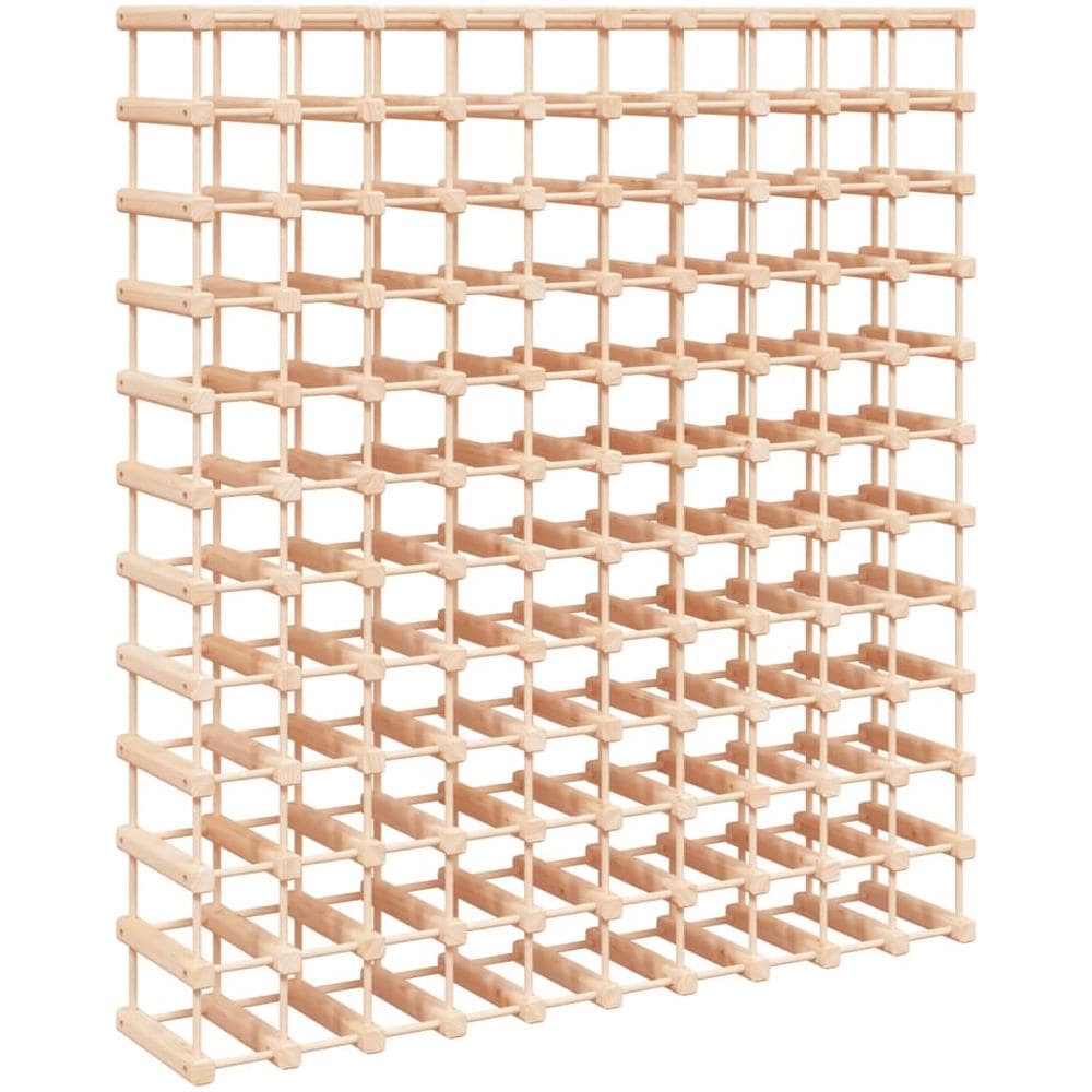 Portabottiglie Vino 120bottiglie 112,5x23x123,5cm Massello Pino - Foto 2