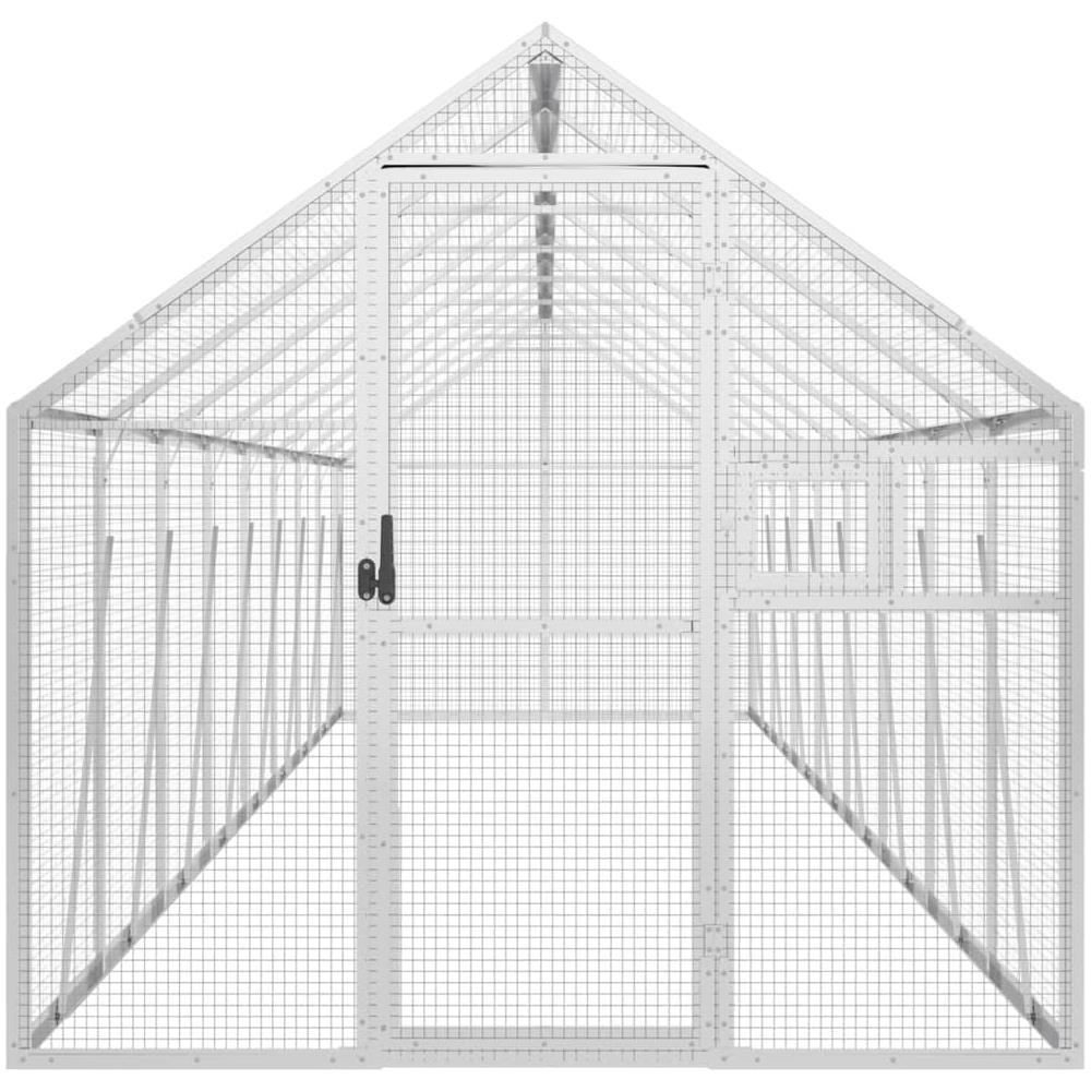 Voliera Argento 1,79x8x1,85 M In Alluminio - Foto 3