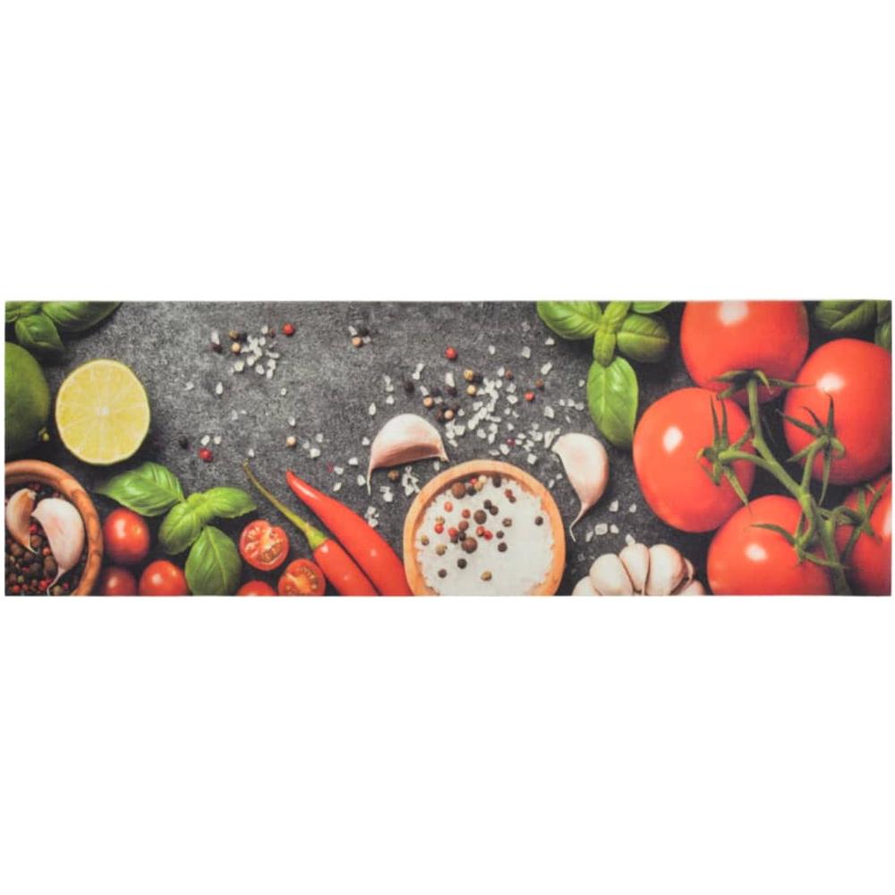 Tappeto Da Cucina Lavabile Verdure 60x180 Cm Velluto - Foto 2