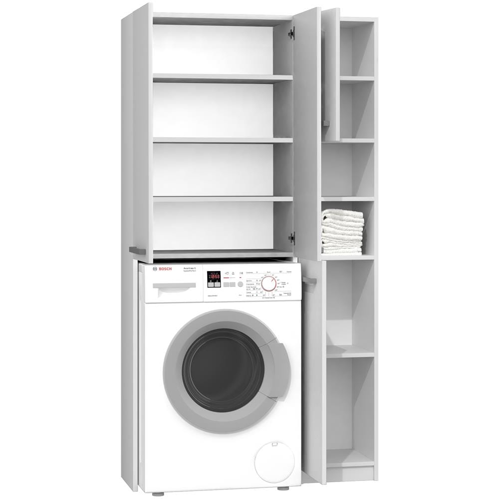 ZESTAW MARPOL DD BIEL armadietto di conservazione per bagno Bianco - Foto 2