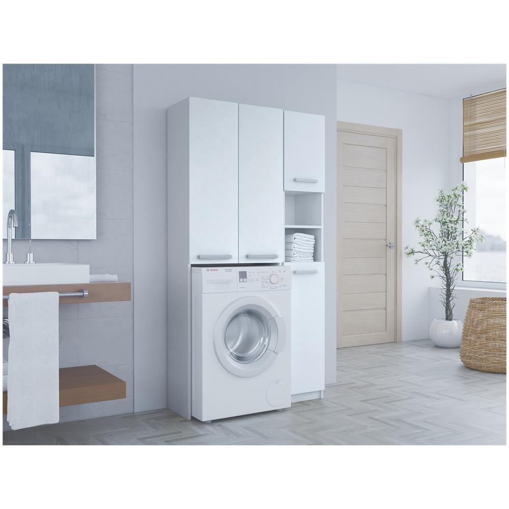 ZESTAW MARPOL DD BIEL armadietto di conservazione per bagno Bianco - Foto 3