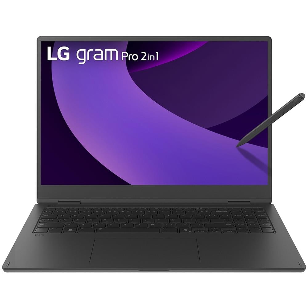 Gram Pro 16TB90TP Intel Core Ultra 7 255H Ibrido (2 in 1) 40,6 cm (16") Touch screen WQXGA+ 16 GB LPDDR5x-SDRAM 1 TB SSD Wi-Fi 7 (802.11be) Windows 11 Pro Tedesco Nero - Foto 2