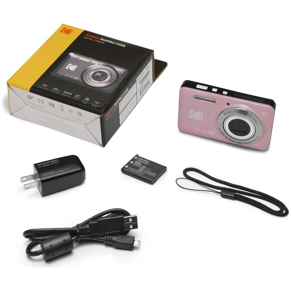PIXPRO FZ55 1/2.3" Fotocamera compatta 16 MP CMOS 4608 x 3456 Pixel Rosa - Foto 13