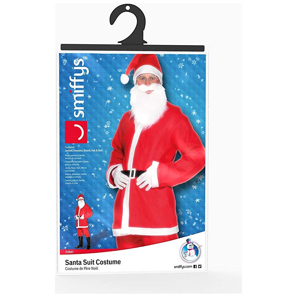 Costume Da Babbo Natale Per Uomo Large - Foto 2