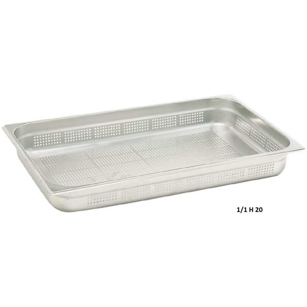 Bacinella Gastronorm Forata Gn 1/1 6 Pezzi Cm. 53x32,5 H. Cm. 2 - Foto 2