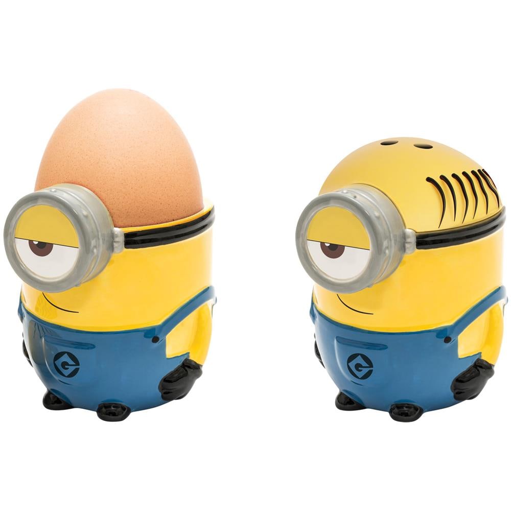 Minions - Portauovo In Ceramica In Confezione Regalo 7x7x9,5 Cm - Foto 1