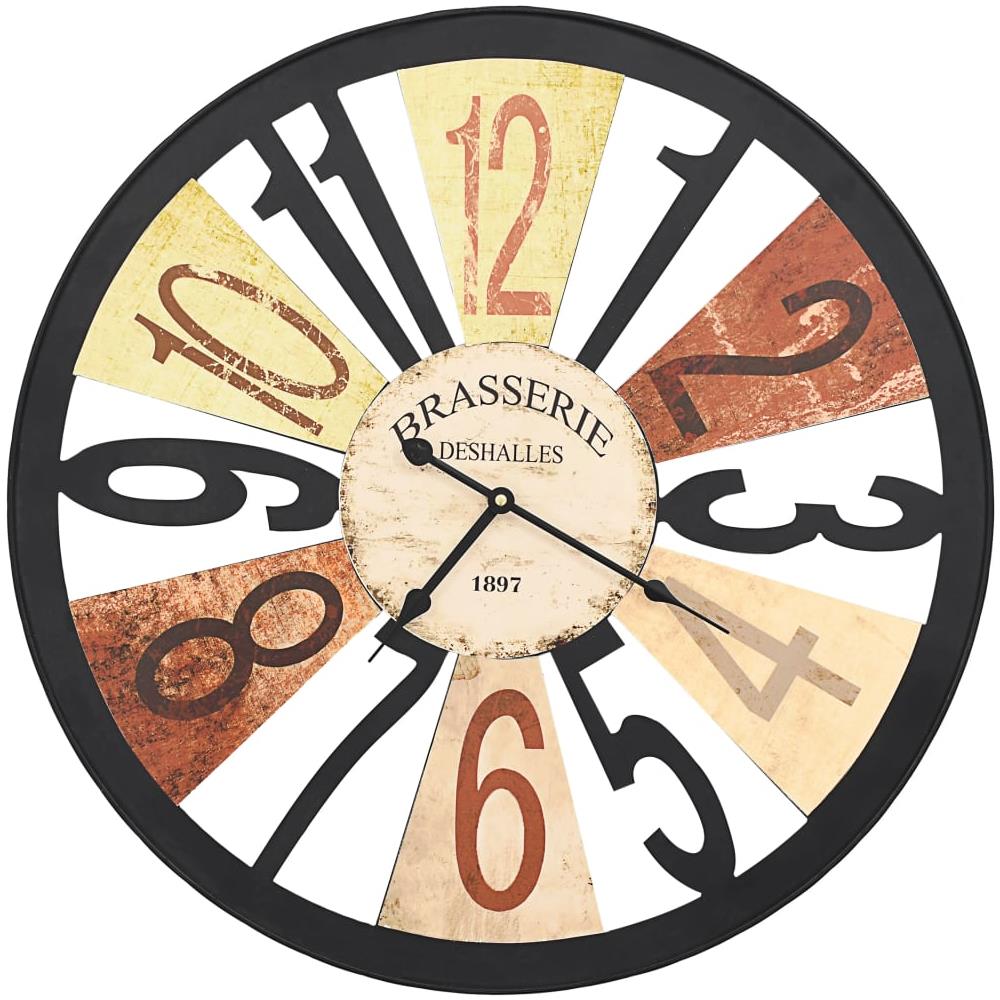 Orologio Da Parete In Metallo 60 Cm Multicolore - Foto 2