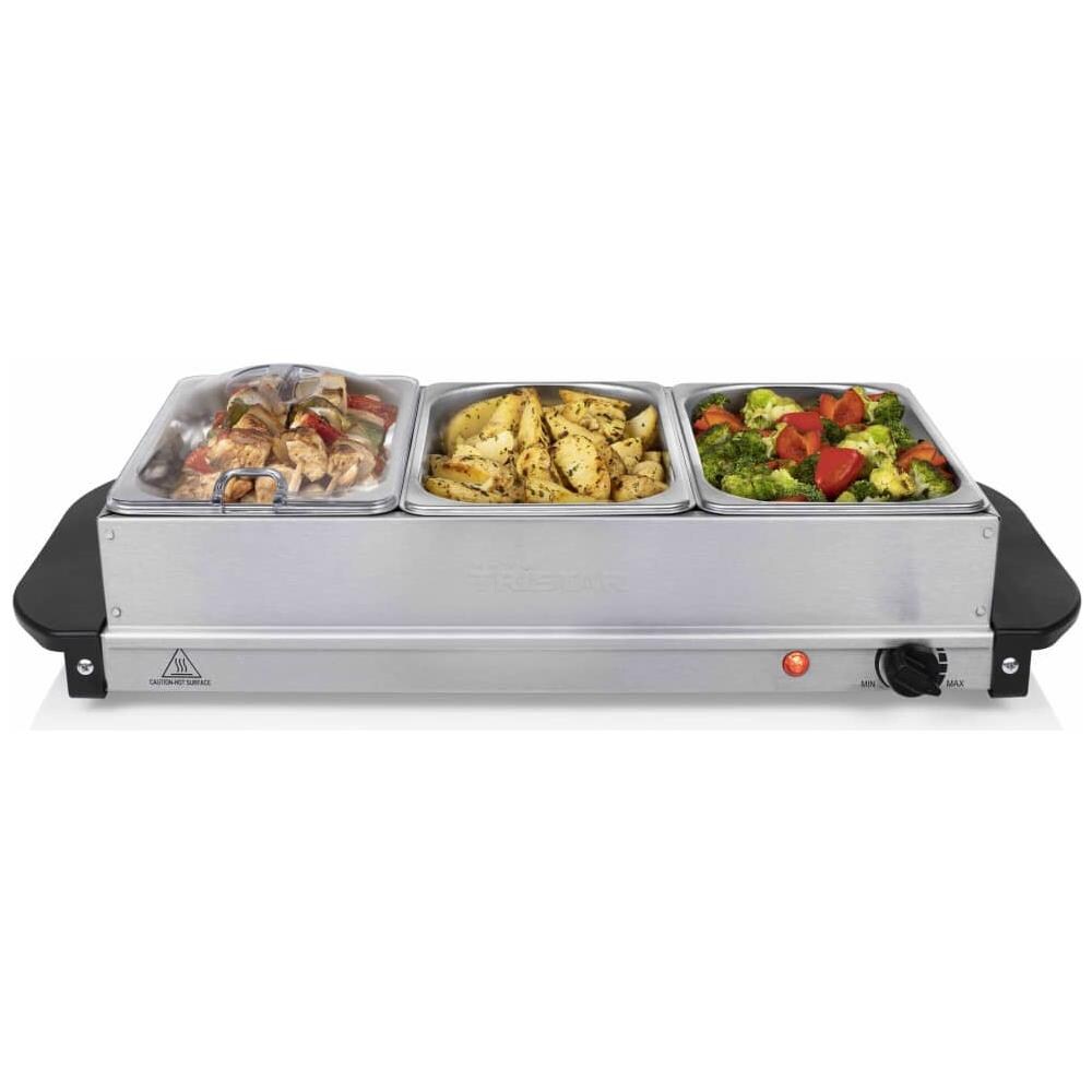 Scaldavivande Buffet 200 W 4,2 L In Acciaio Inox Argento - Foto 2