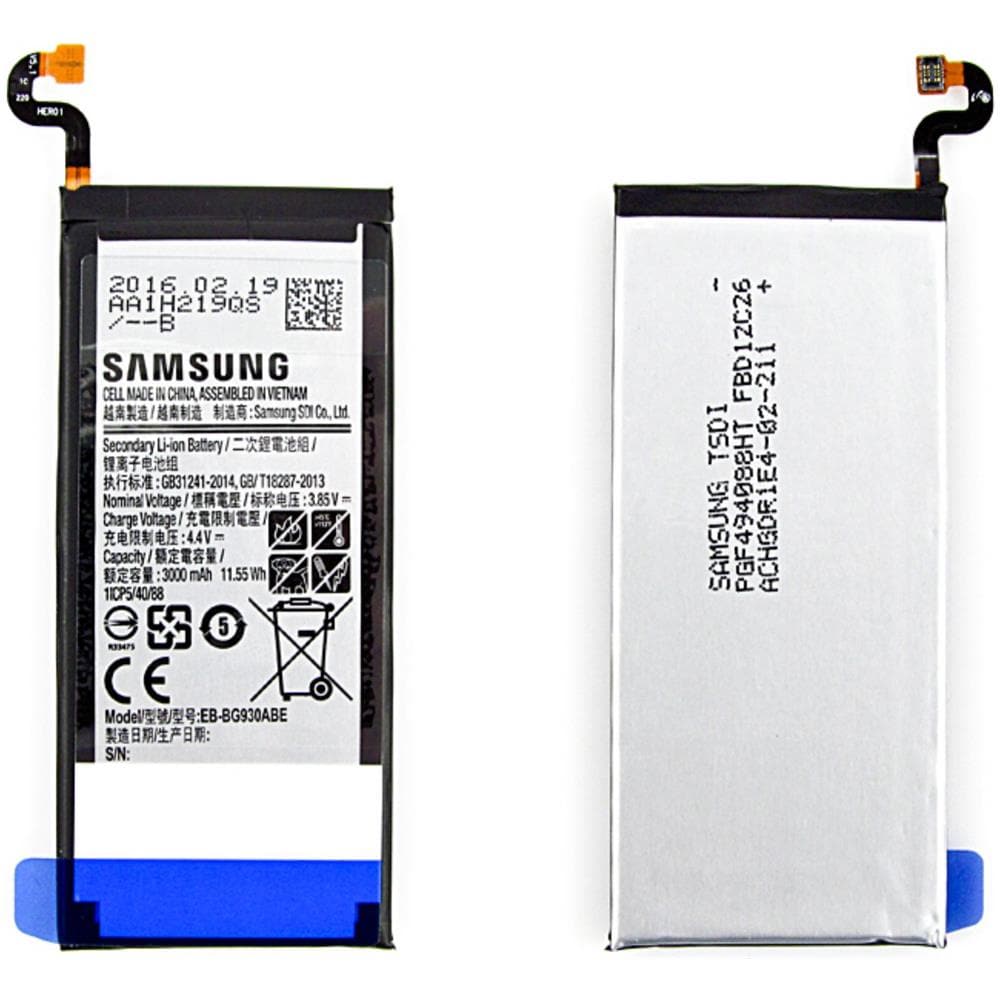 Batteria Pila Originale Samsung Eb-bg930abe Per Galaxy S7 G930 Sm-g930 3000mah - Foto 2