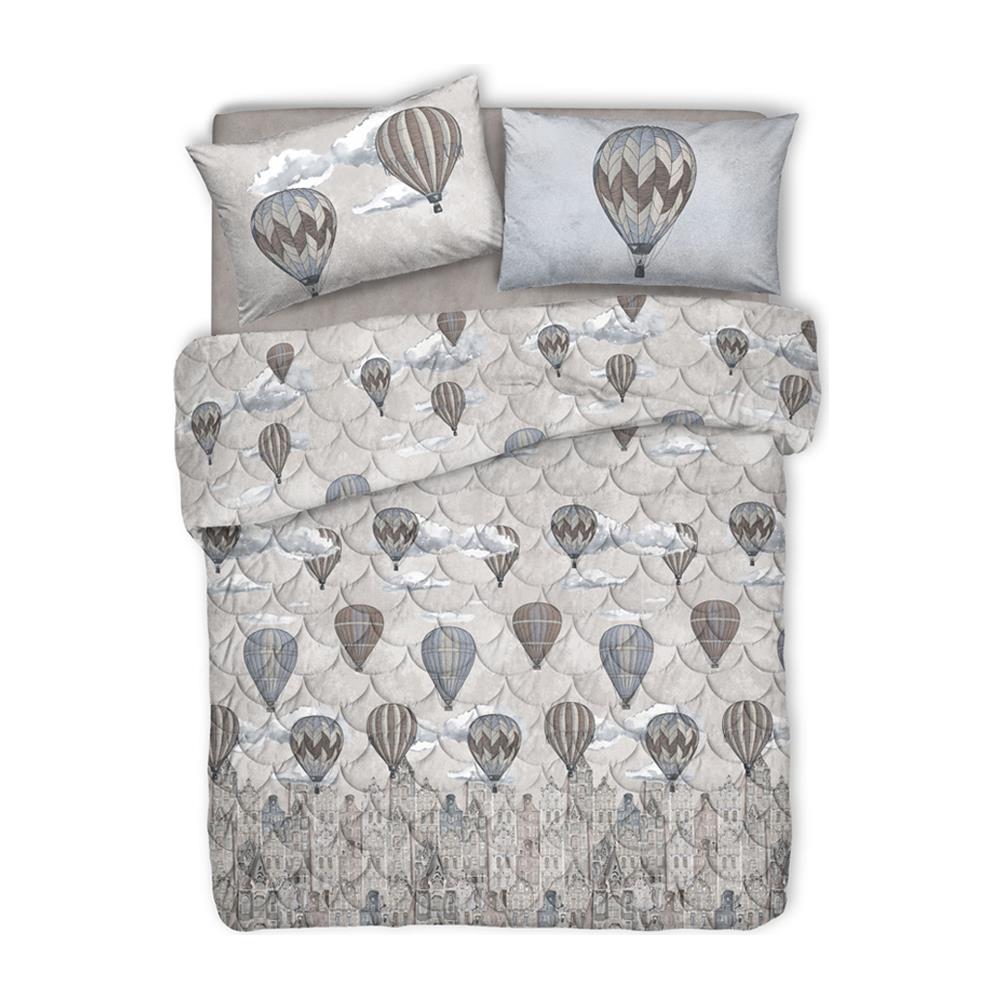 Trapunta Piumone Invernale Linea Pensieri Delicati Disegno Volare Beige Matrimoniale Beige - Foto 1