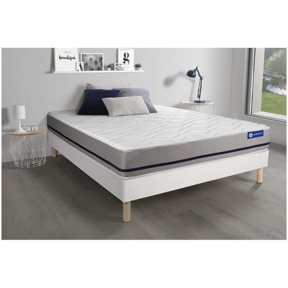Kit Rete E Materasso Actilatex Soft 120x195cm - Spessore : 20cm - Lattice E Memory Foam - Moderatamente Rigido - Foto 2