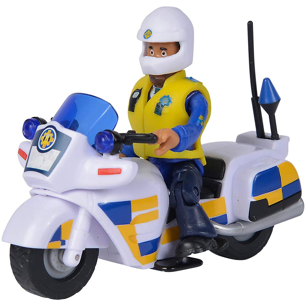 Sam The Fireman Moto Polizia + 1 Statuetta - Smoby - Foto 2