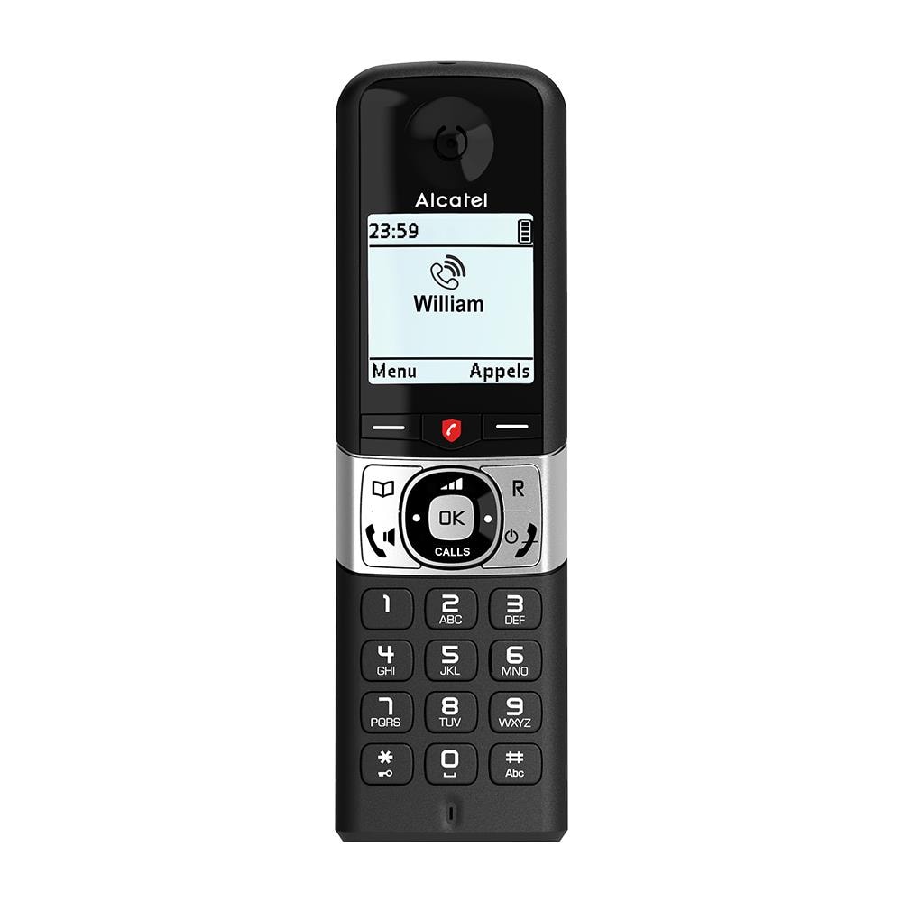 Telefono DECT Cordless F890 Voice DUO con Segreteria Telefonica e Blocco Chiamate Premium 2 Telefoni - Nero / Argento - Foto 7