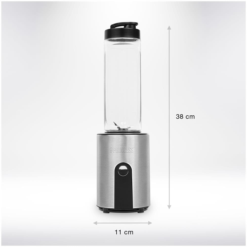 Frullatore 01.217401.01.001 Capacità 0.6 Litri Potenza 300 Watt Colore Nero / Acciaio inossidabile /Trasparente - Foto 11