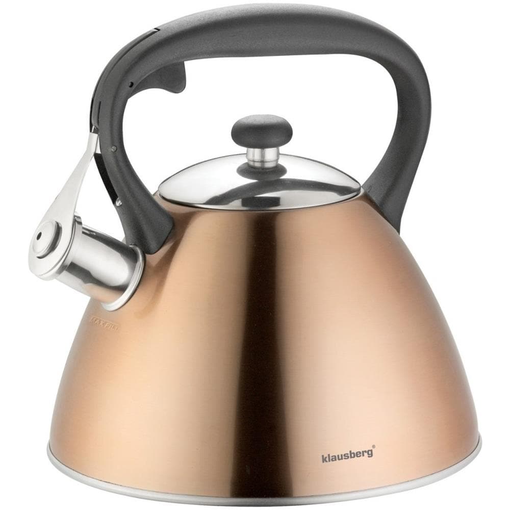 Kb-7209 Bollitore Con Fischio In Acciaio Inossidabile E Rame Da 3 Litri - Foto 1