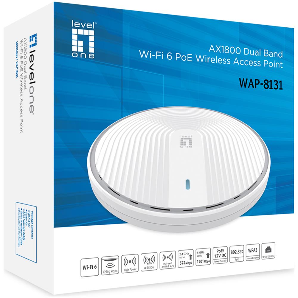 WAP-8131 AX1800 DUAL BAND WI-FI6 POE WIRELESS ACCESS POINT - Foto 6