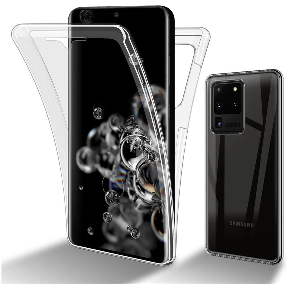 Custodia Compatibile Con Samsung Galaxy S20 Ultra In Transparente - 360° Full Body Copertura Protettiva - Protezione Anteriore E Posteriore, Protezione A Tutto Tondo Con Protezione Del Display - Foto 1