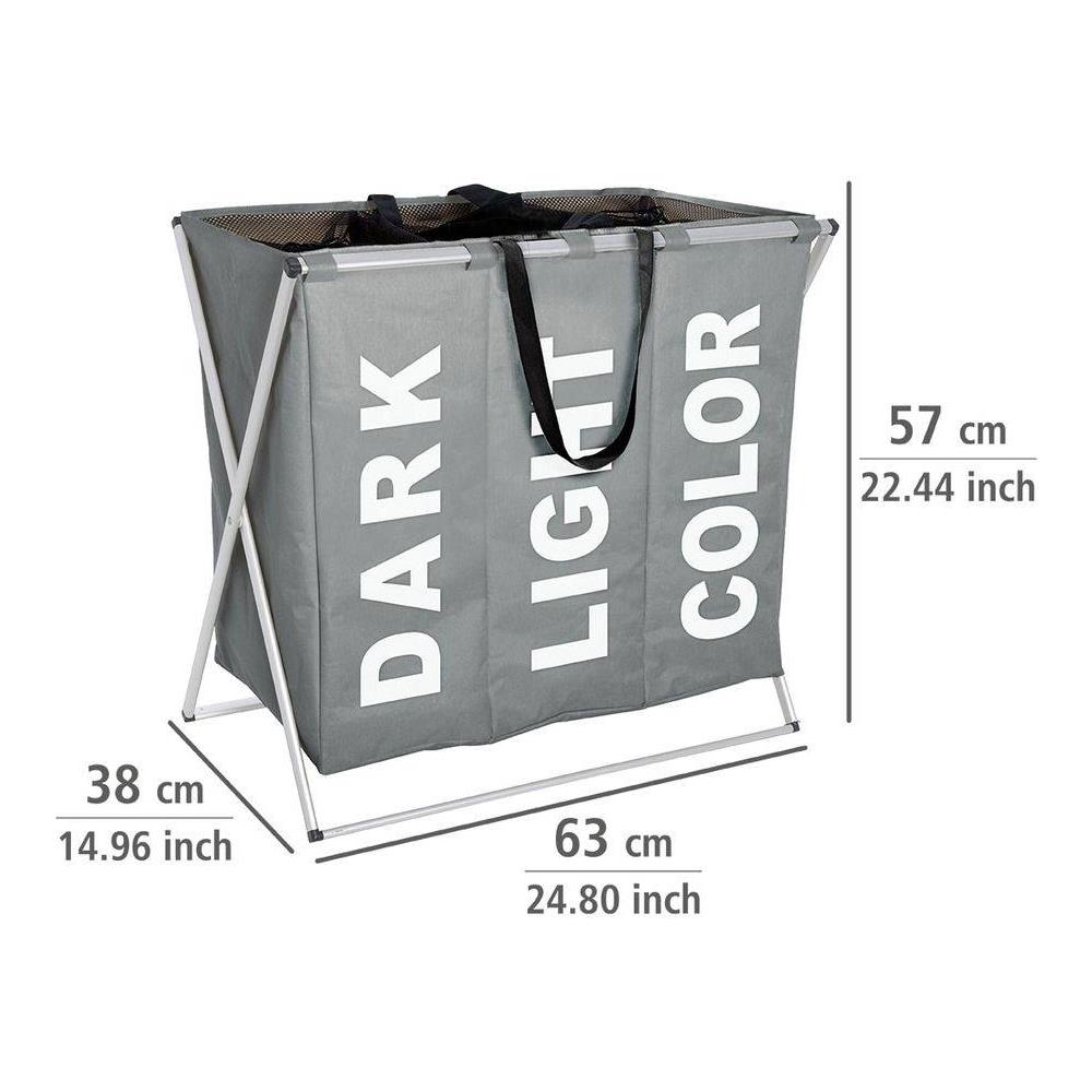 Contenitore Biancheria Trio Beige - Fino A 130 Litri, - Foto 2