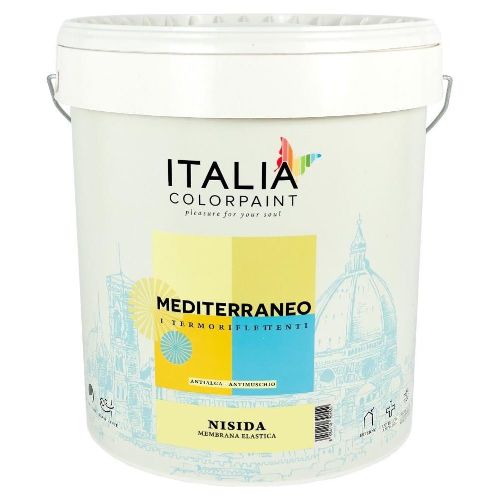 Nisida Guaina Liquida Membrana Elastica Termoriflettente Antialga *** Tinta : Bianco, Contenuto : Litri 4 - Foto 1