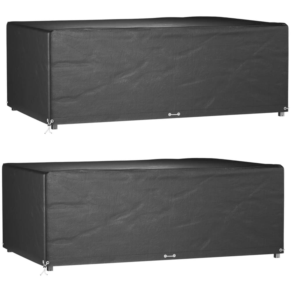 Copri Mobili Giardino 2pz 12occhielli 213x132x75cm Rettangolare - Foto 1