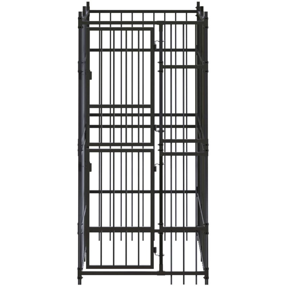 Gabbia Per Cani Da Esterno In Acciaio 1,84 M - Foto 2