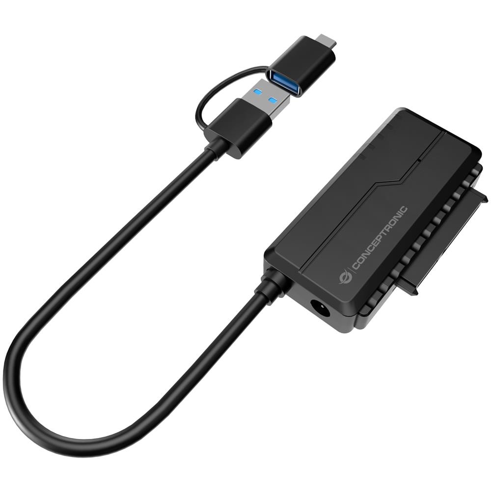 ABBY21B Adattatore Per Inversione Del Genere Dei Cavi USB Type-A SATA 22-pin Nero - Foto 2
