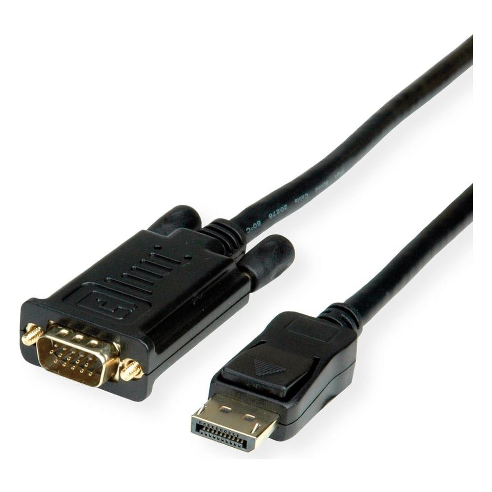 ROLINE 11.04.5972 cavo e adattatore video 2 m DisplayPort VGA (D-Sub) Nero - Foto 1