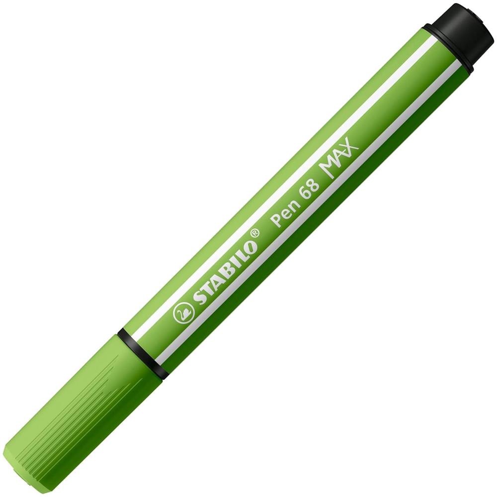 Pen 68 MAX - Pennarello Premium a tratto doppio (1 + 5 mm) - Confezione da 5 - Verde Chiaro - Foto 2