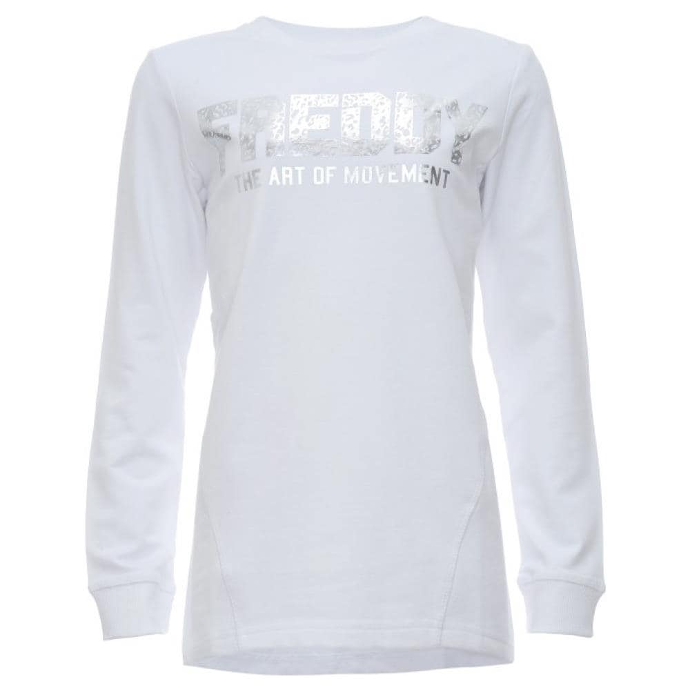 Felpa Bambina Giro Collo 8a Bianco - Foto 1