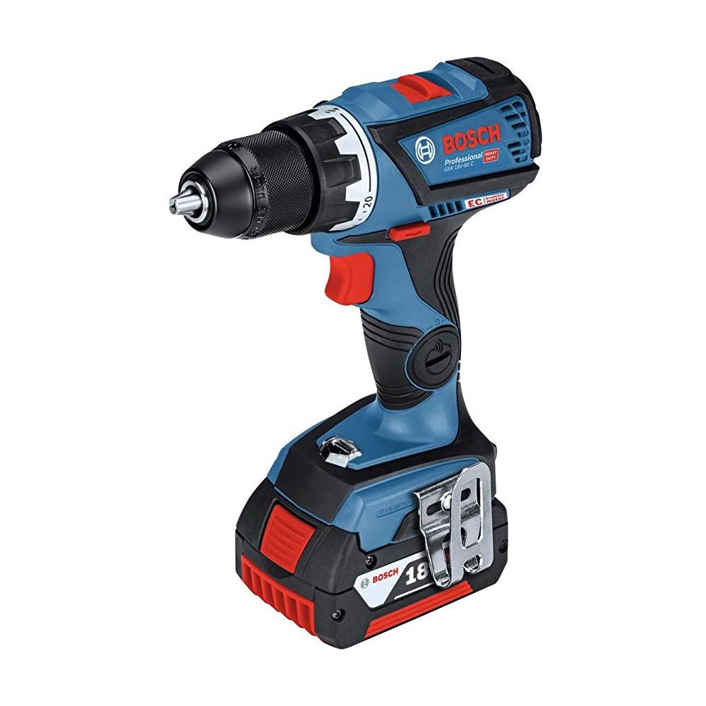 Trapano Avvitatore a Batteria GSR 18V-60 C Professional con Valigetta 2 Batterie e 25 Bit Avvitamento - Foto 2
