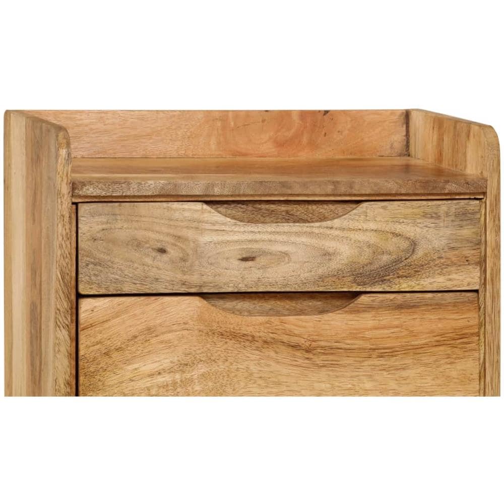 Comodino In Legno Massello Di Mango 40x30x59,5 Cm - Foto 7