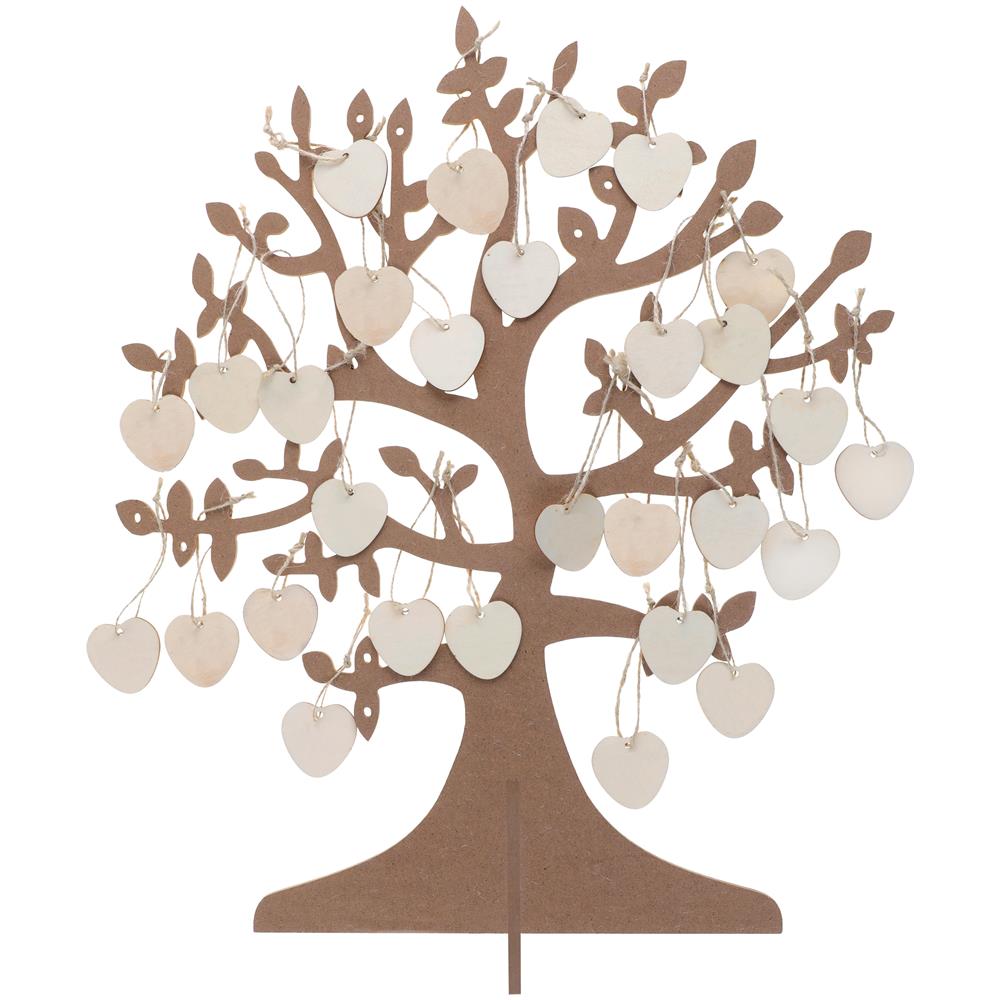 Santex - Albero Dei Desideri In Legno Con 50 Cuori - Foto 1