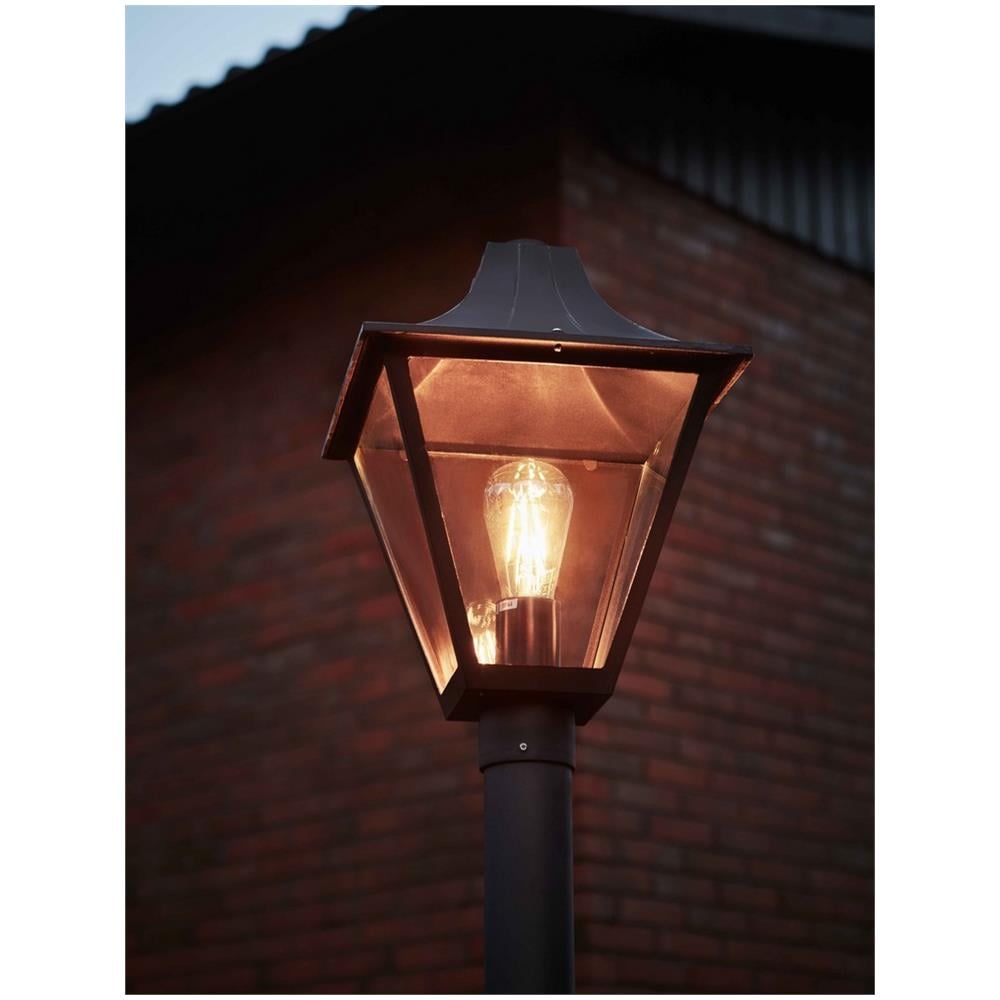 Lampione Da Esterno 1 Luce Nero Ip44, E27 - Foto 2