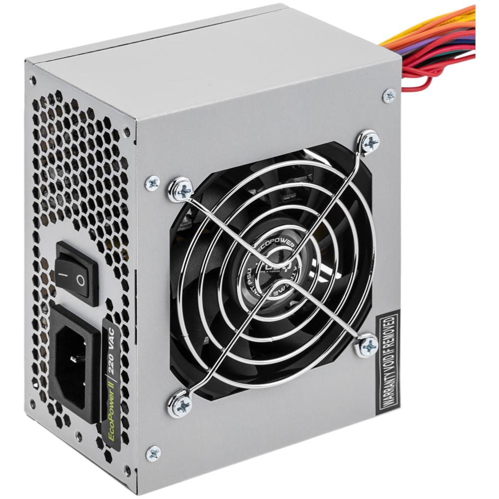 tqep - Alimentatore di rete Eco Power (500 W, ATX 12 V v1.3) colore: argento - Foto 1