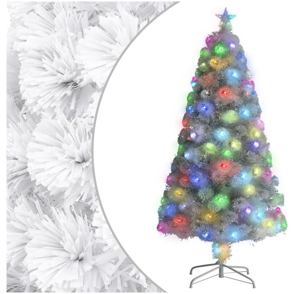 Albero Natale Artificiale con Supporto /LED 64 cm Fibra Ottica - Foto 1