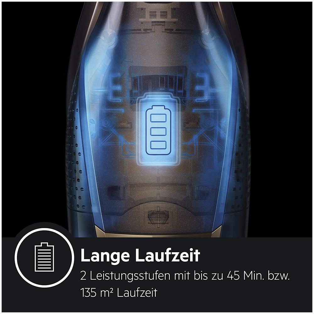 Scopa Elettrica Ricaricabile CX7-2-45MO 2 in 1 con Sacco Capacità 0,5 Litri Batteria agli Ioni di Litio da 18Volt 2100 mAh Autonomia fino a 45 Minuti Colore Nero - Foto 7