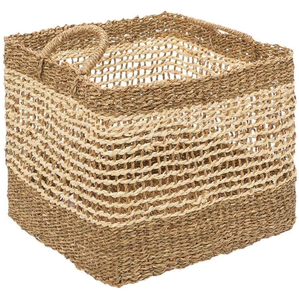 Cestini Portaoggetti Con Manici, 3 Pezzi, Vimini - Foto 2