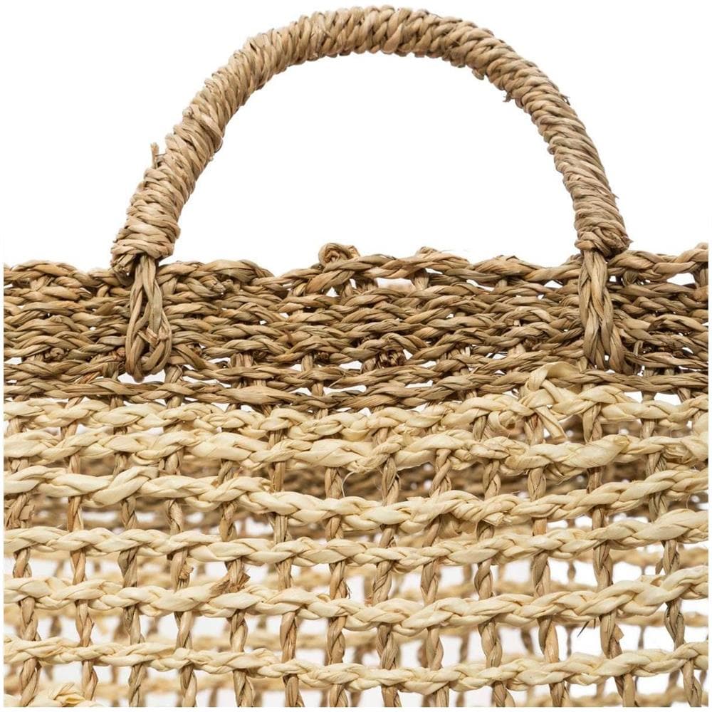 Cestini Portaoggetti Con Manici, 3 Pezzi, Vimini - Foto 5