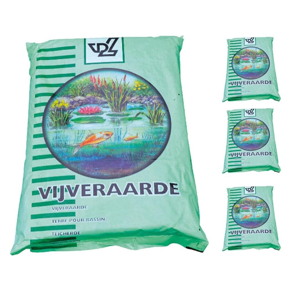 4 Pezzi Terriccio Per Piante Acquatiche Laghetto Ciascuna Da Litri 15 - Foto 1