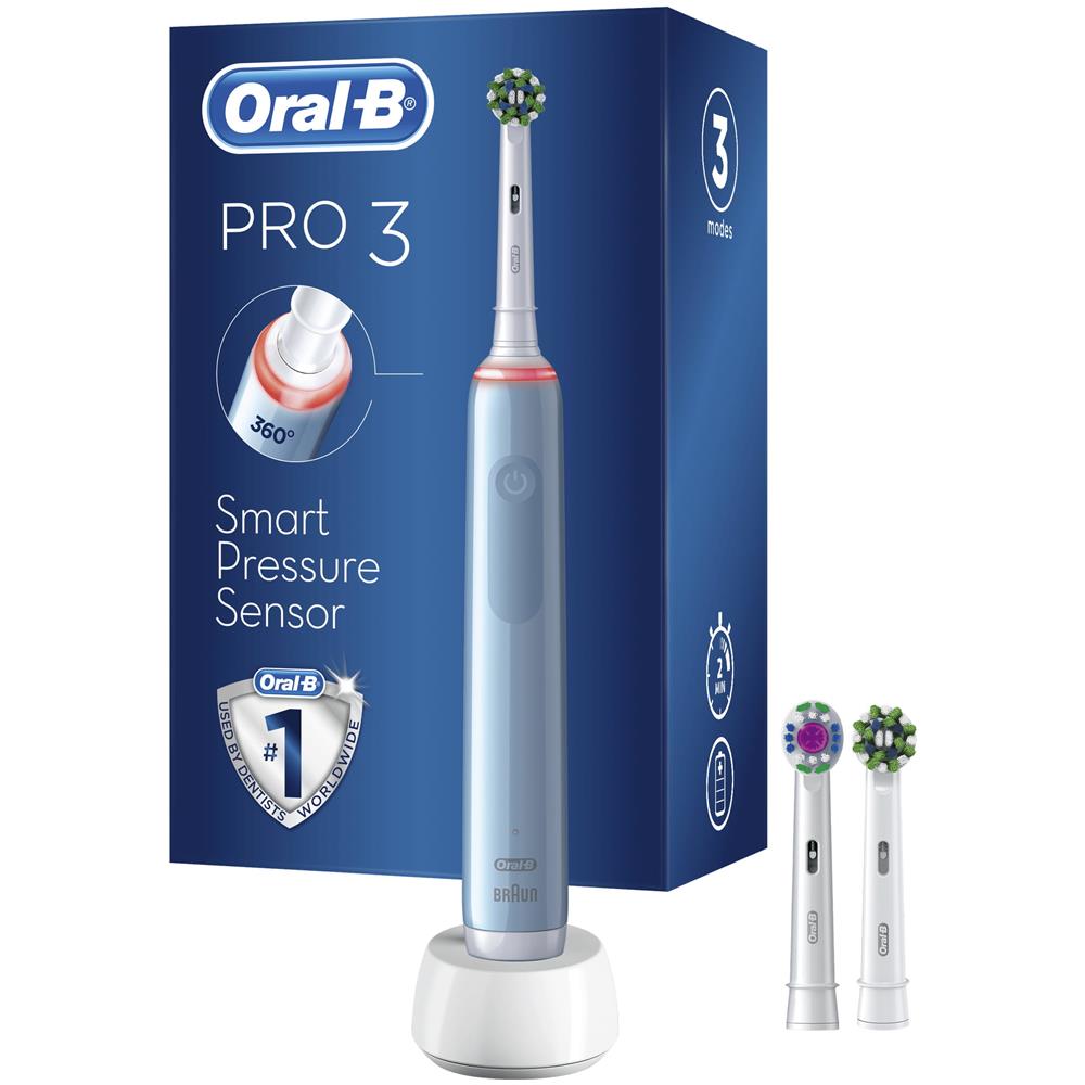 Oral-b Pro 3 3700 Spazzolino Elettrico Batteria Ricaricabile Blu - Foto 3