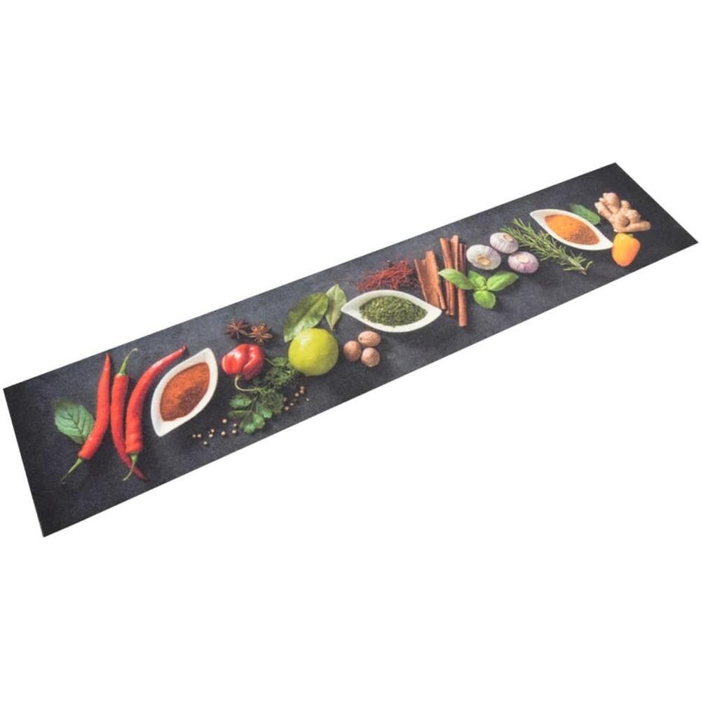 Tappeto Da Cucina Lavabile Spezie 60x300 Cm Velluto - Foto 1