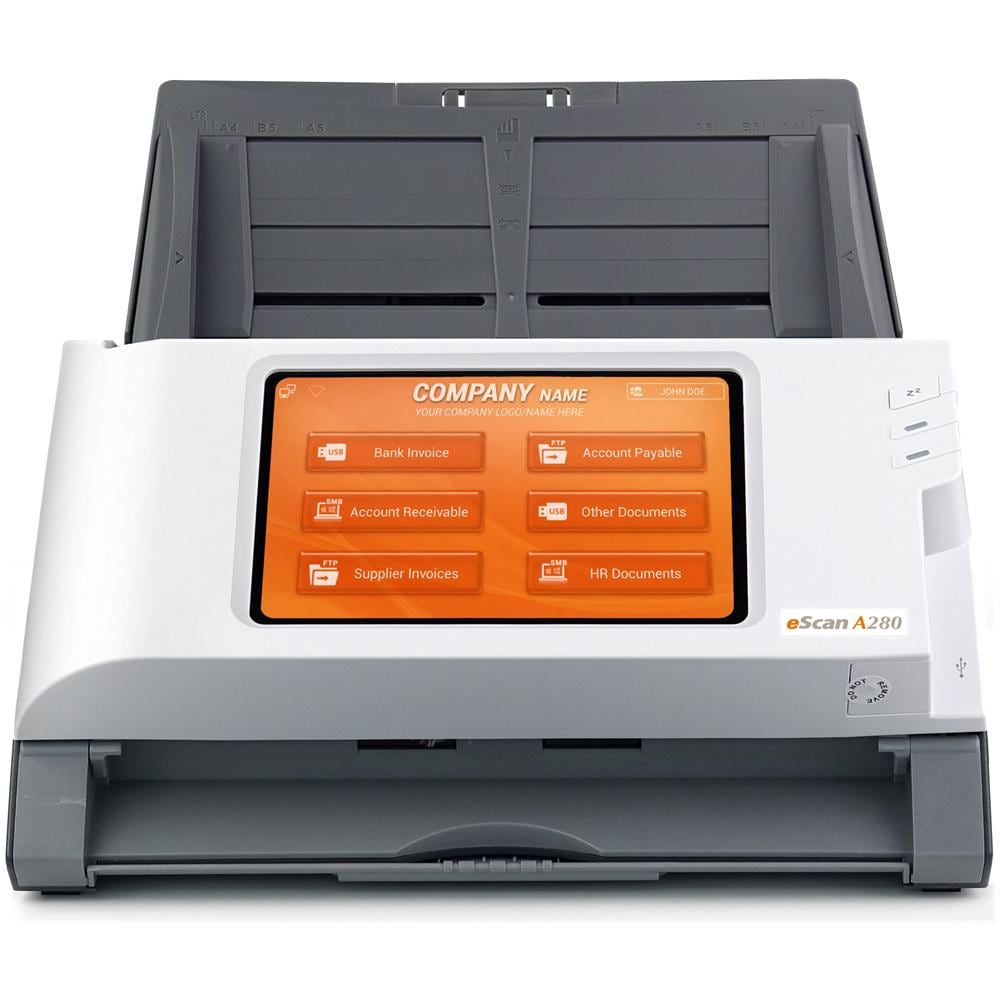 Scanner di Rete eScan A280 Enterprise A4 600 x 600 DPI Touchscreen 7" Wi-Fi Colore Nero Bianco - Foto 2