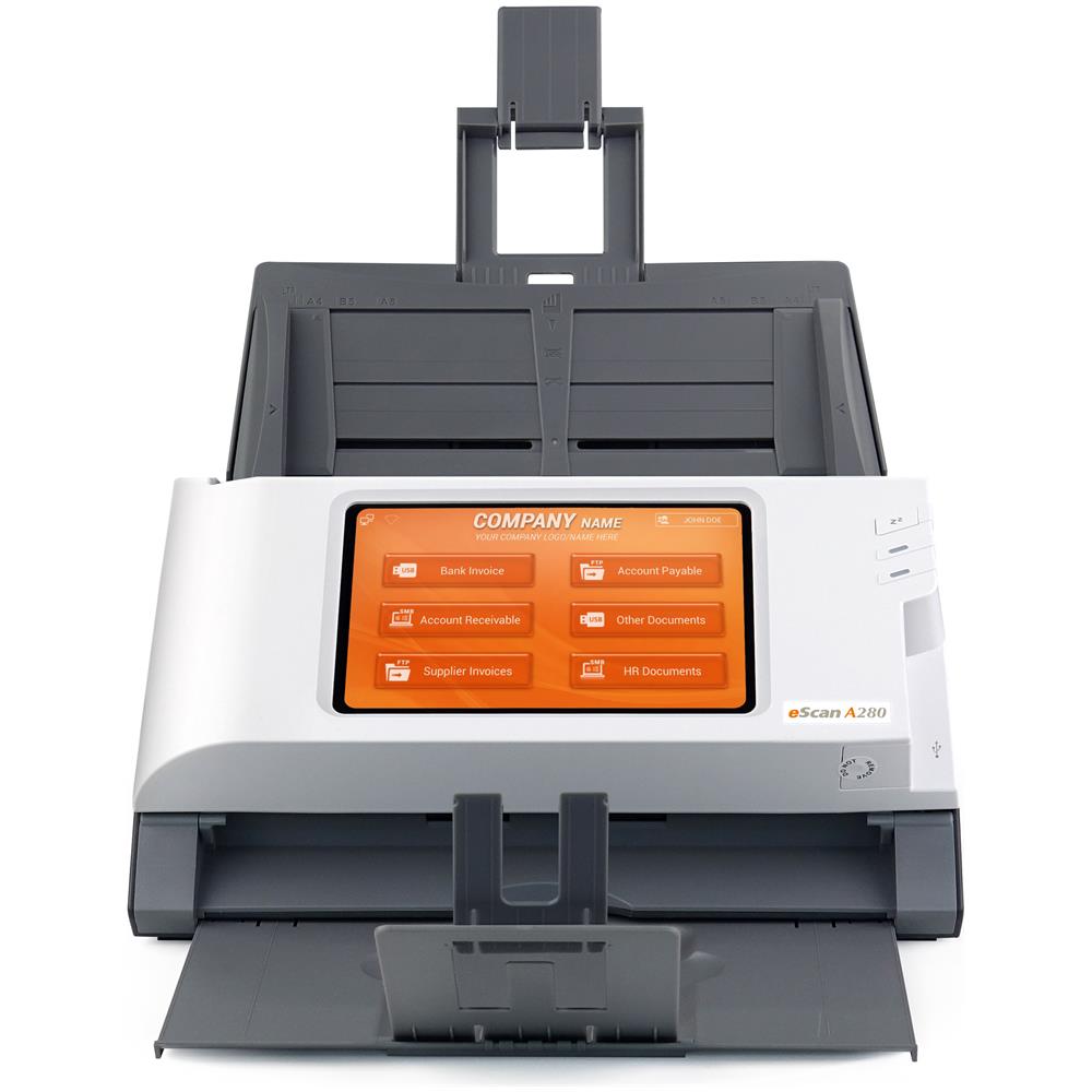 Scanner di Rete eScan A280 Enterprise A4 600 x 600 DPI Touchscreen 7" Wi-Fi Colore Nero Bianco - Foto 1