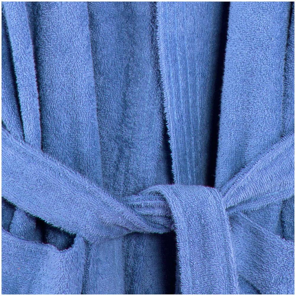 Accappatoio Con Cappuccio Spugnissima Minorca Junior In Cotone Colore Viola Misura 10-12 Anni - Foto 2