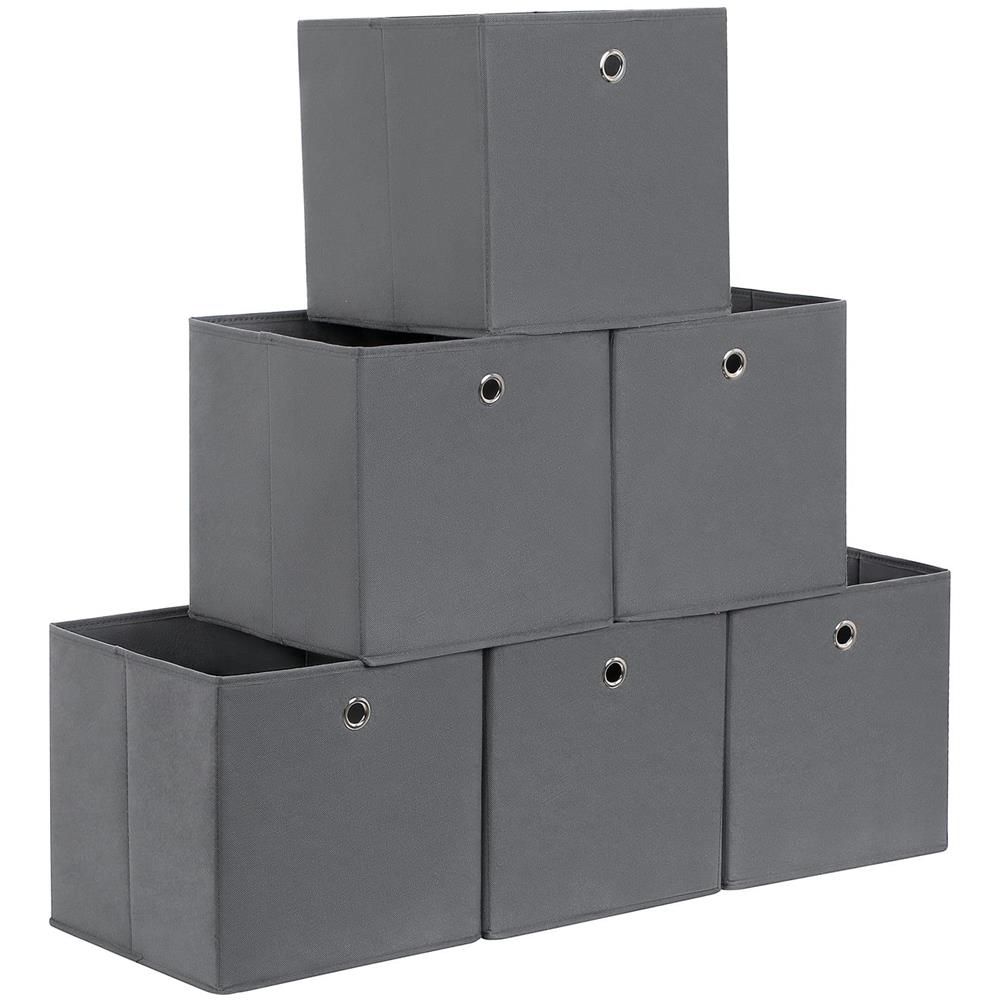 Set di 6 organizer multifunzionali grigi RFB02G-3 - Foto 1