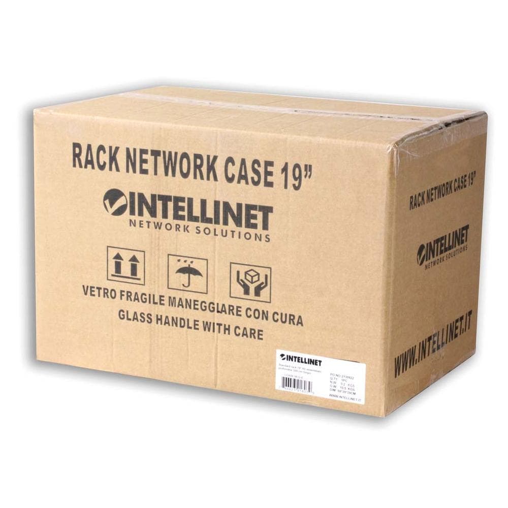 I-CASE ES-1010BK - Armadio Rack 19'' a muro 10 unità prof. 400 Nero Assemblato - Foto 2